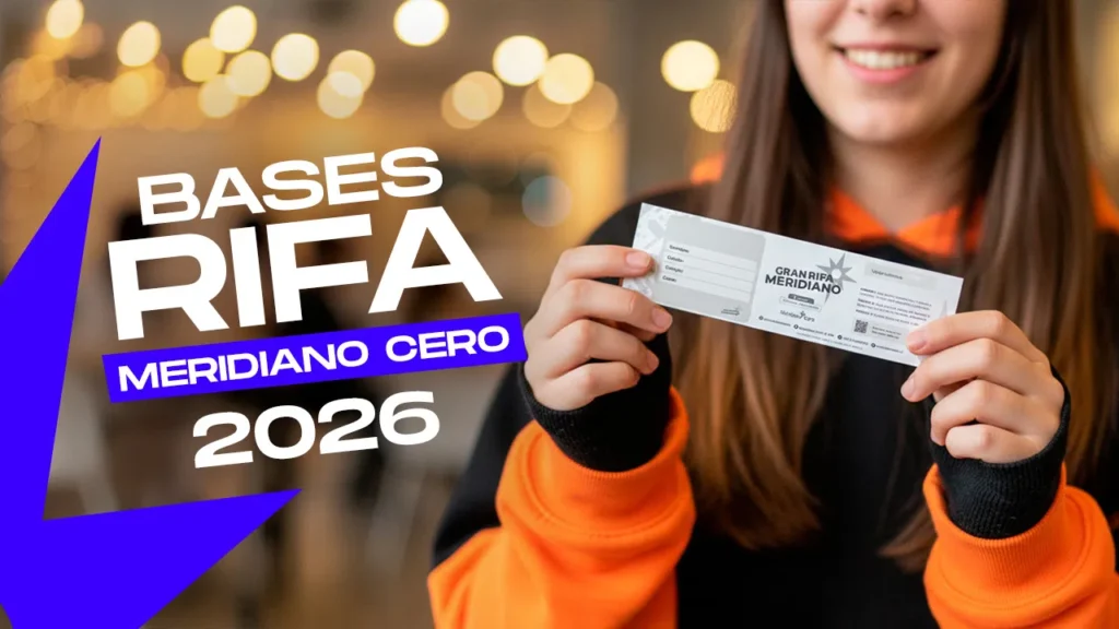 Rifa Meridiano Cero 2026 - Financia tu Gira de Estudios